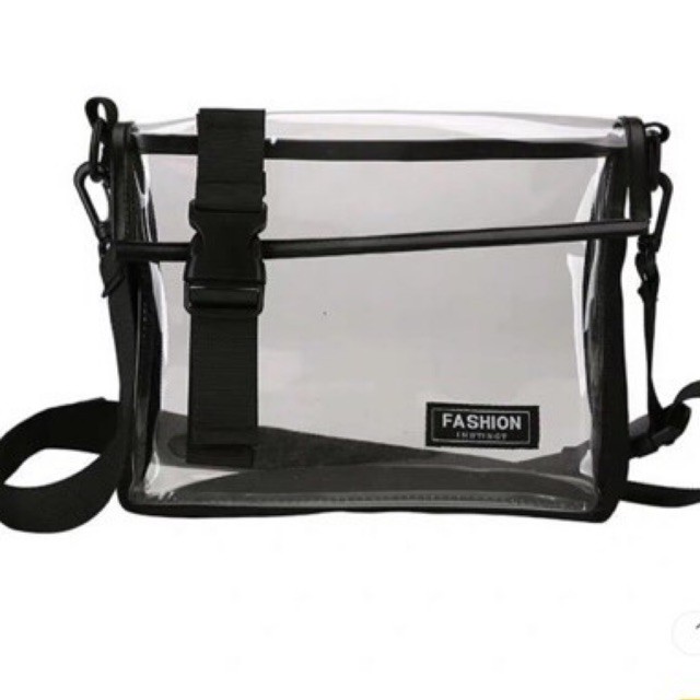 sling bag transparan
