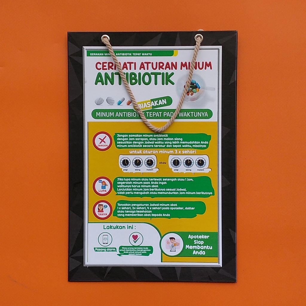 Jual Poster Gantung Hard Poster Poster Cermati Aturan Minum