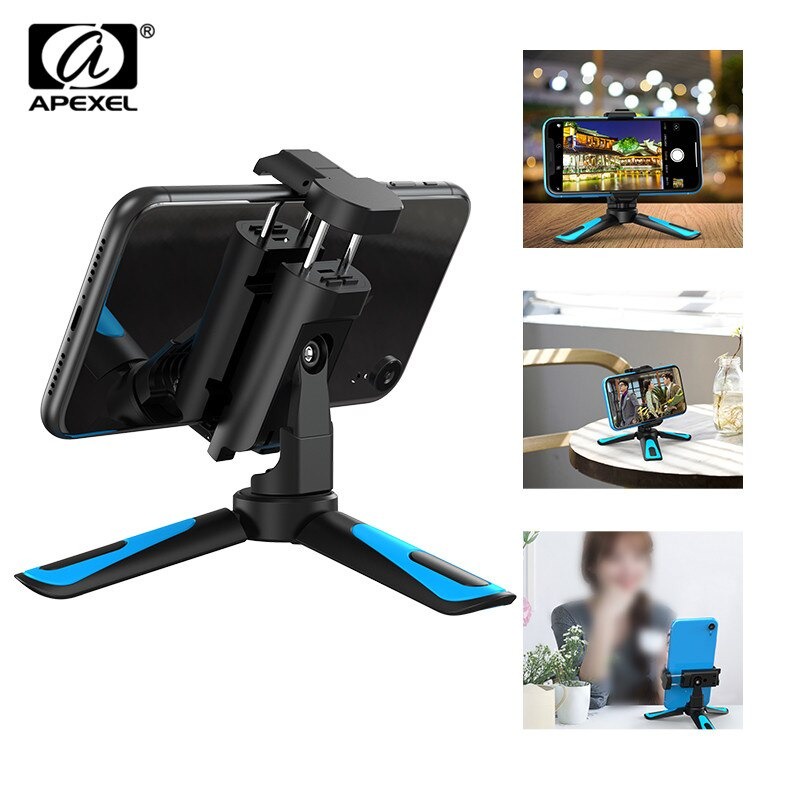 Mini Tripod Table Tripod Mini 1/4Universal Handphone Clip Tripod Mini