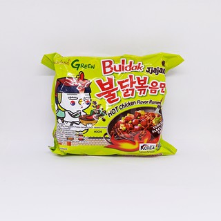 Jual SAMYANG GREEN JJAJANG BULDAK HOT CHICKEN RAMEN 140 GR - MIE GORENG ...