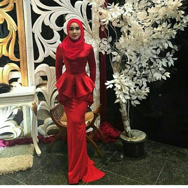 LONGDRESS MUSLIM / HIJABERS WANITA / LONGDRESS PESTA / BAJU UNDANGAN / LONG DRESS MUSLIMAH MODEREN