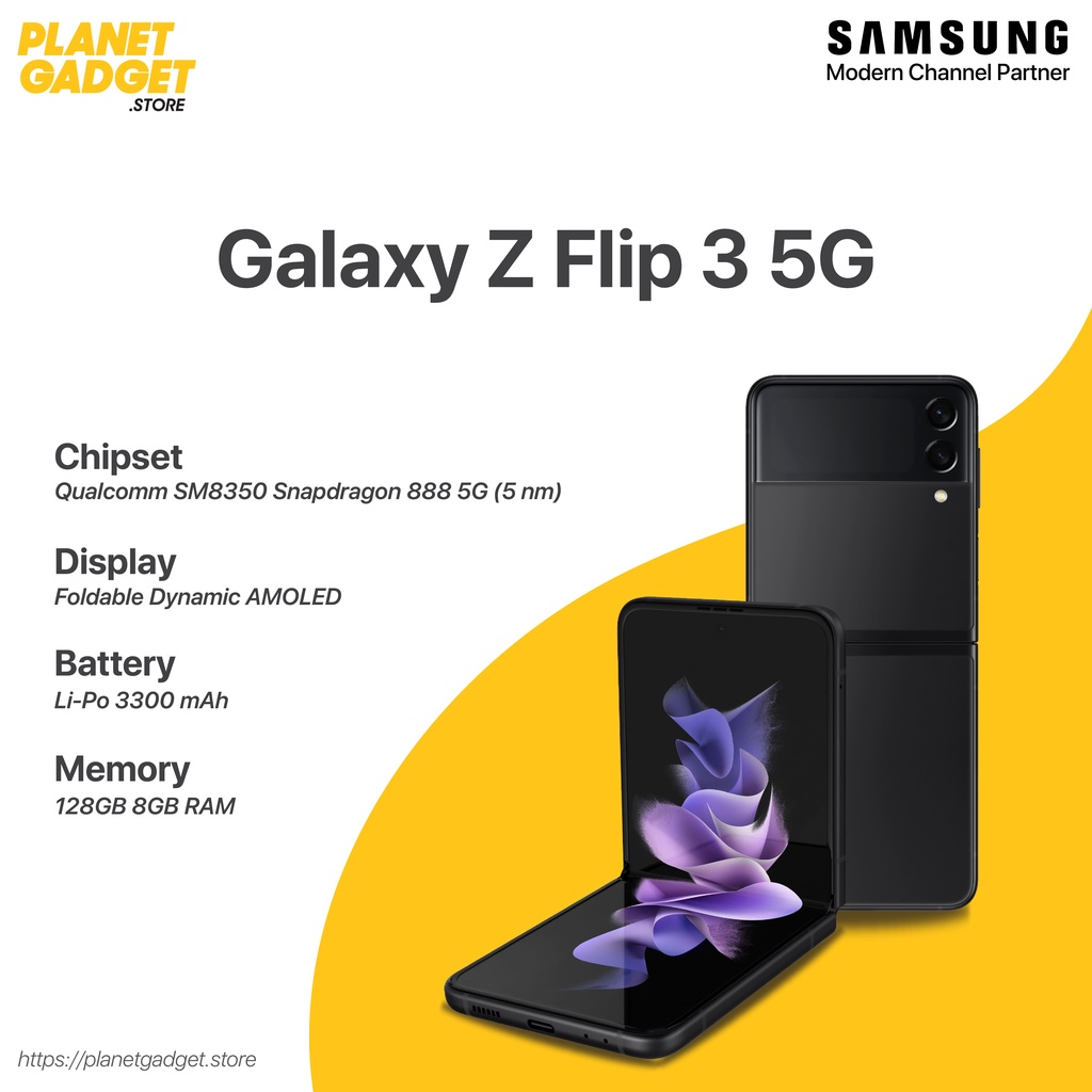 Jual Samsung Galaxy Z Flip3 5G 8/128GB [Garansi Resmi Samsung] | Shopee ...