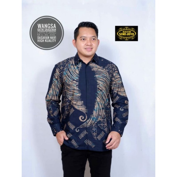 Batik Pria Lengan Panjang Wangsa Senojoyo Full Furing