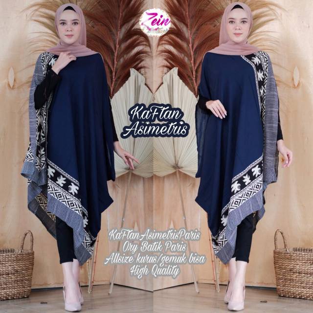 Dress Kaftan Batik Asimetris #12 Batik Solo Premium ...