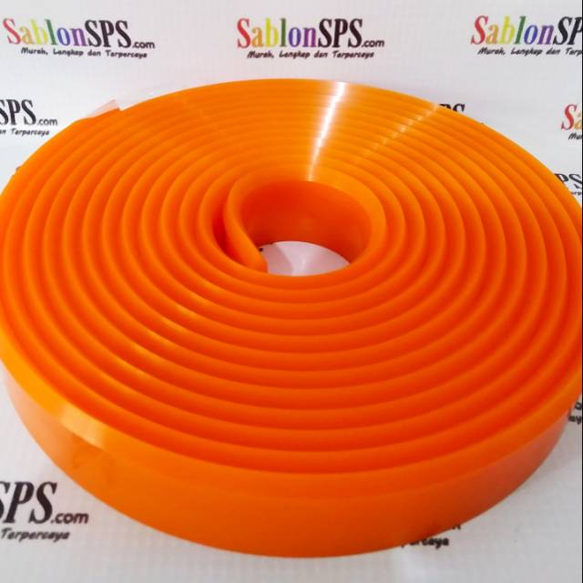 Rakel Sablon Orange Lancip kecil Eropa 5mmX25mm kekerasan 85A