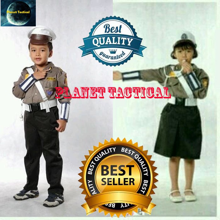 BAJU POCIL SERAGAM ANAK /POLISI CILIK/MURAH/HARGA DISTRIBUTOR