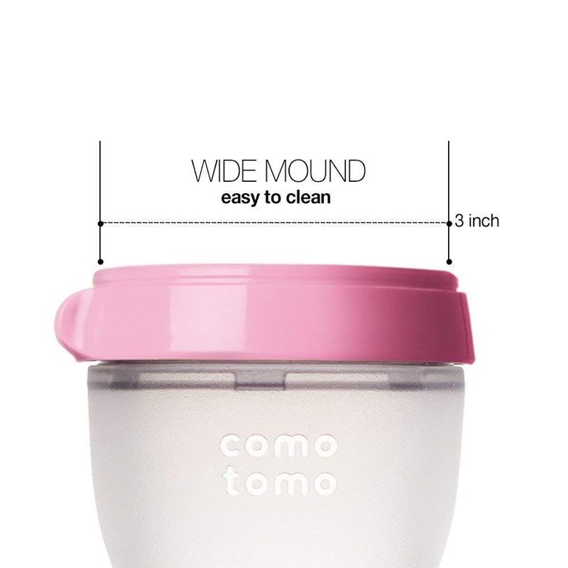 COMOTOMO Silicone Baby Bottle Single / Twin Pack 150ml &amp; 250ml