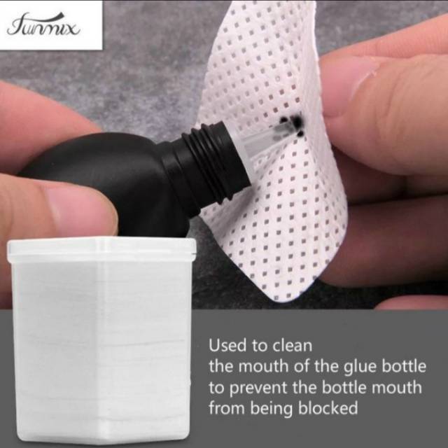 Kapas Pembersih lem bahan kain / remover glue eyelash extension