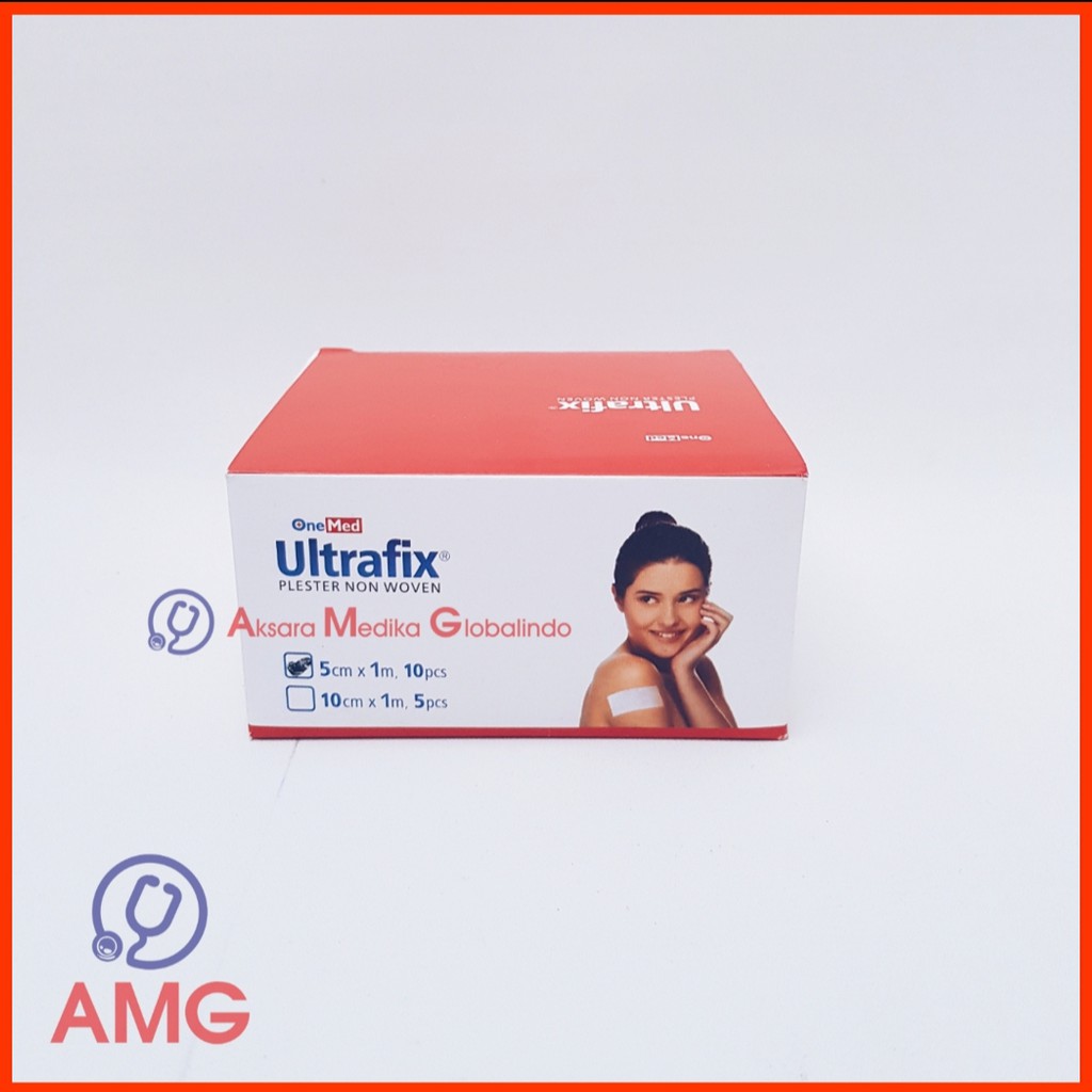 ULTRAFIX 5CM x 1M 5x1 PLESTER LUKA PENUTUP LUKA 1BOX ISI 10#AMG