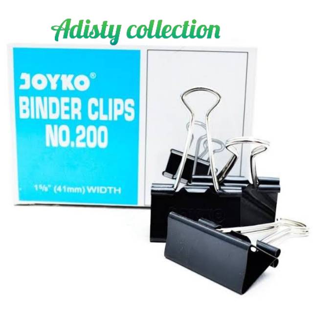 

Binder clip 200 isi 12 pcs