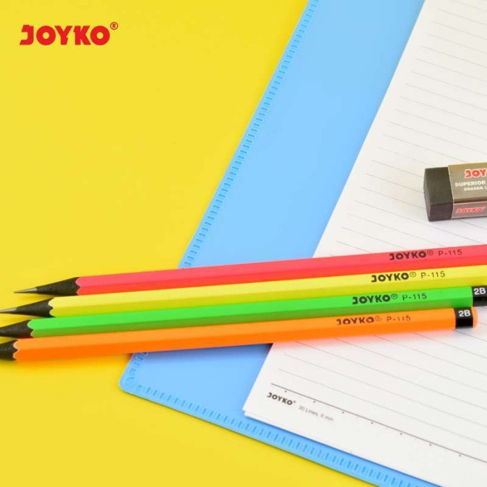 

Star Pencil 2B P-115 / Pensil 2B P 115 Joyko 1 Box (12 Pcs) Diskon