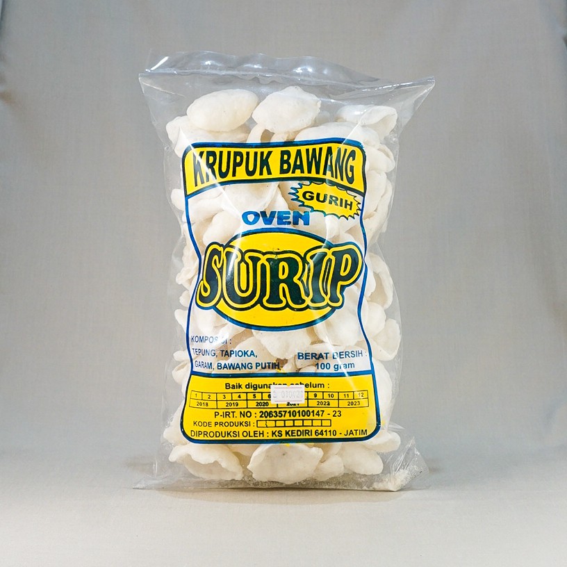 

Kerupuk Pasir rasa Bawang - Surip