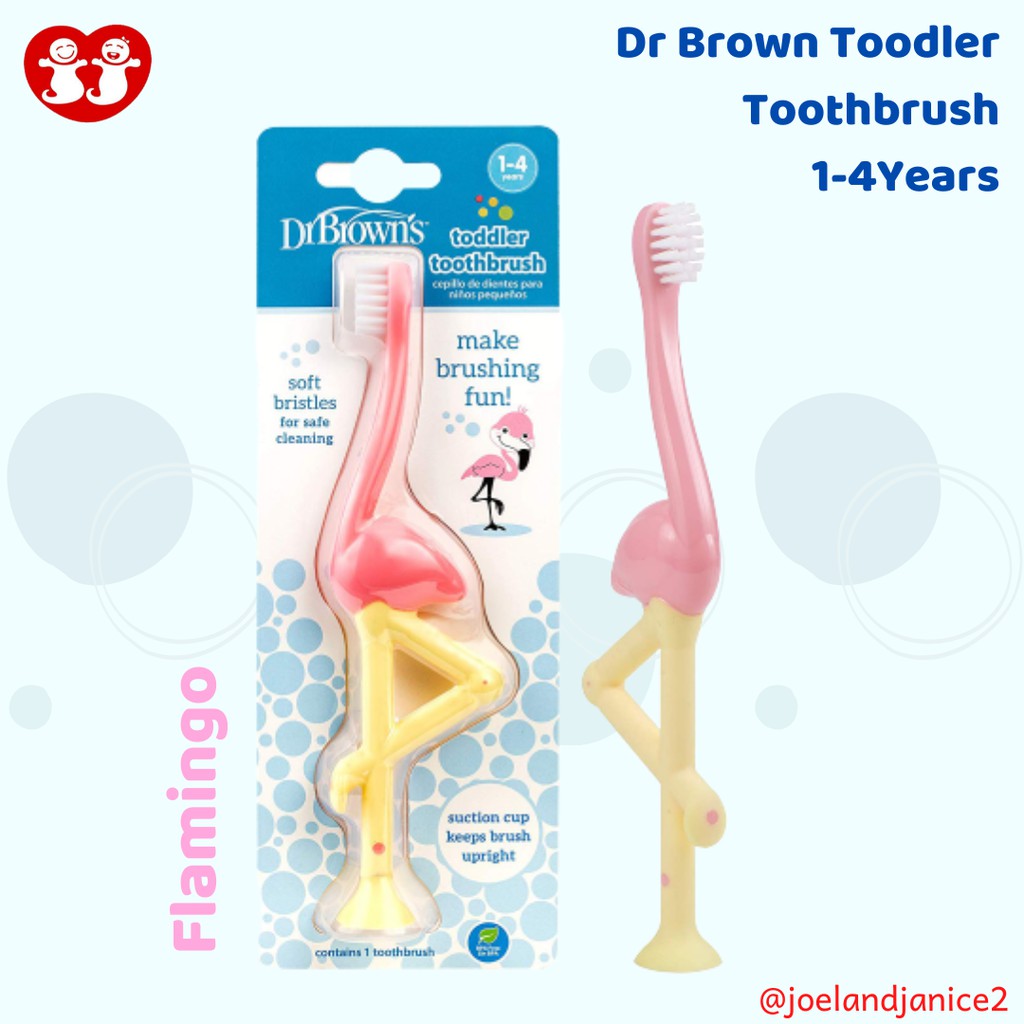 Dr Brown Toothbrush 1-4 Years / sikat gigi anak