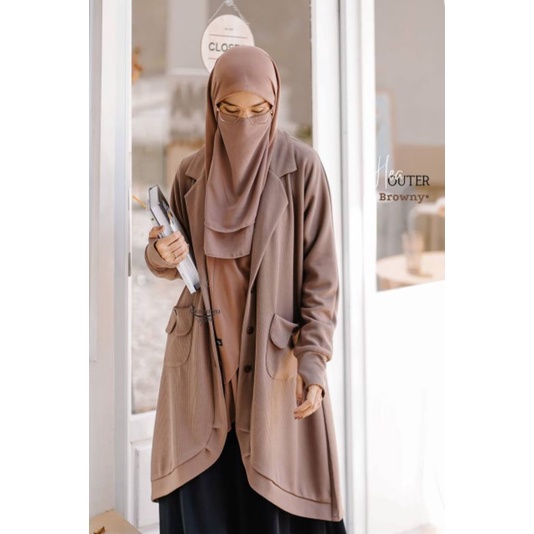 (BISA COD) HEA OUTER BLAZER BY KHUMAIRA SYARI