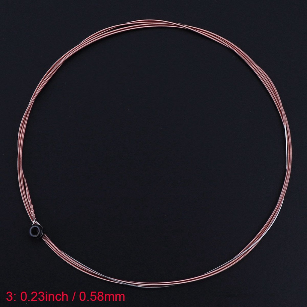 6pcs / set Orphee SA-37 Senar Gitar Akustik Profesional Ringan Medium Warna Bronze
