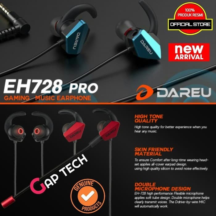 DAREU EH-728 PRO GAMING EARPHONE