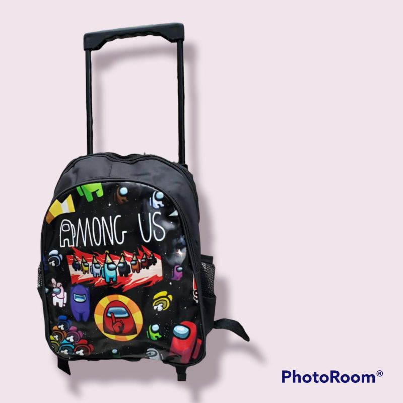 Rully Tas ransel troli anak karakter among us