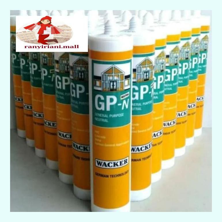 

510Fsjbran Lem Kaca Netral / Silicone Sealant Neutral Wacker Gpn - Clear Bening Rany5Ckhd