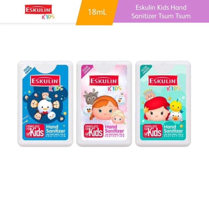 Eskulin Kids Hand Sanitizer Spray Tsum Tsum 18ml