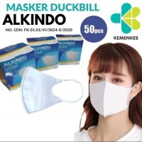 masker duckbill alkindo 4 ply / masker antivirus alkindo 4 ply water proof