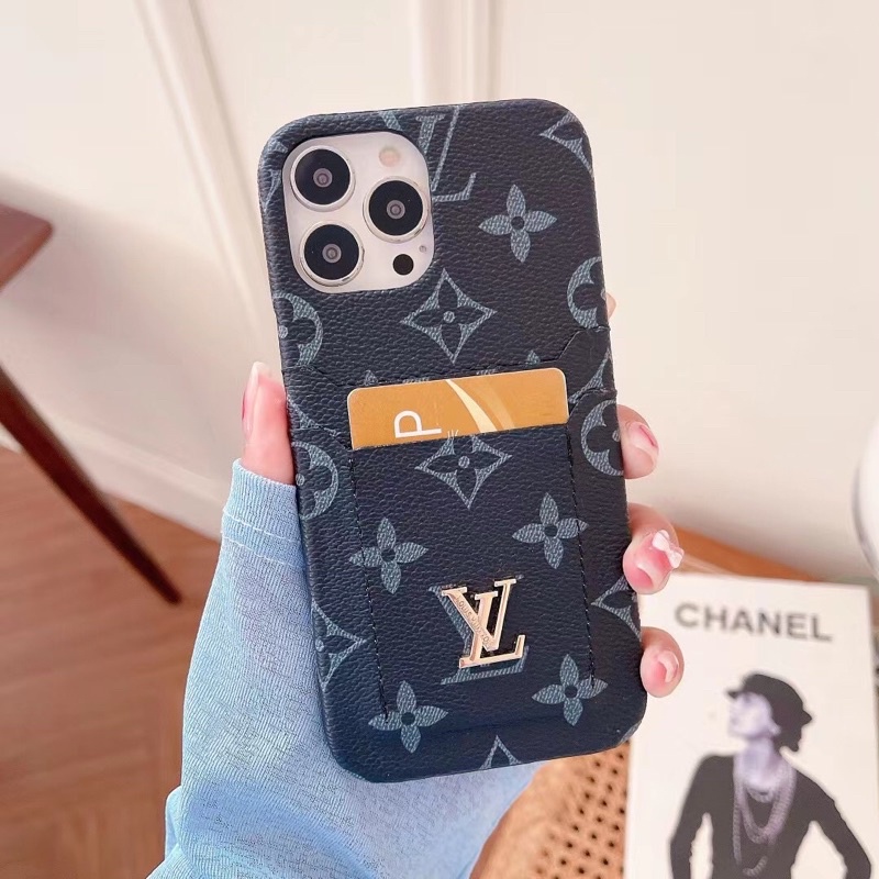 LV Gucciii Card Phone Case Iphone 13 Pro Max X Xs Xr XsMAX 11 11Pro 11ProMax 12 12Pro 12ProMax Branded Leather Case