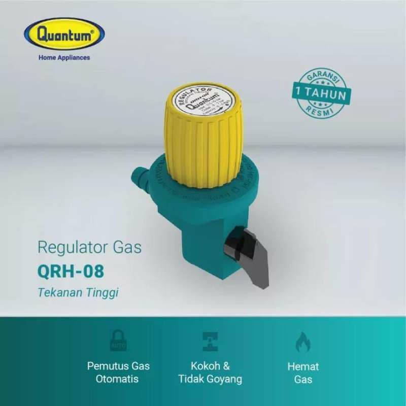 (⭐⭐⭐⭐⭐) REGULATOR GAS QUANTUM QRH - 08 GB HIGH PRESSURE TEKANAN TINGGI SANGAT AMAN