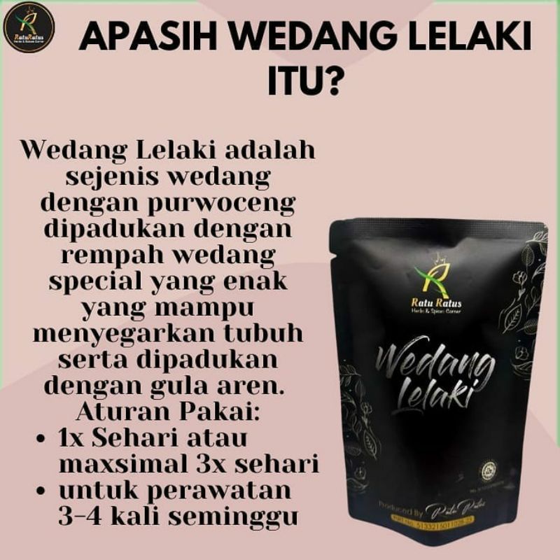 

Wedang Lelaki Ratu Ratus