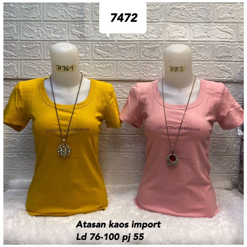 atasan kaos street import 7472-MV