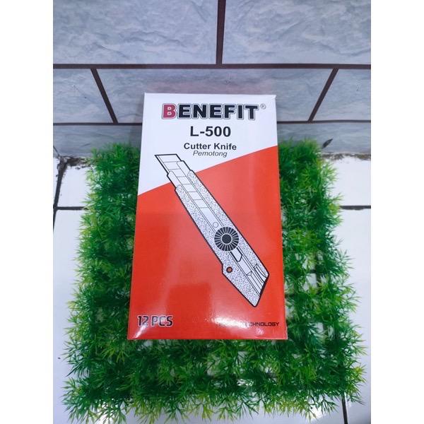 

Pisau Cutter Jumbo L500 L600, Cutter Merk Benefit, Cutter Jumbo