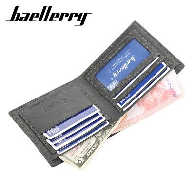 BAELLERRY D9166 Dompet Pria Bahan Kulit PU Leather Premium WATCHKITE WKOS