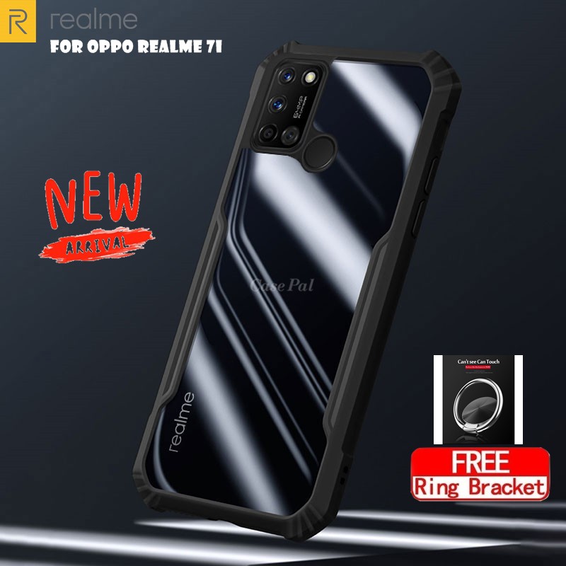 Case Realme 7i C17 Ring Transparan CLEAR JAZZ SERIES Casing