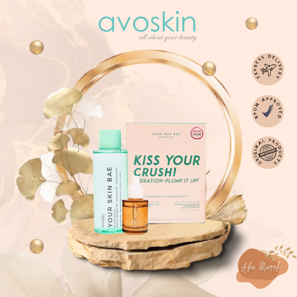 ✨ AKU MURAH ✨ [SET] Avoskin Kiss Your Crush! Hydration - Plump it up set