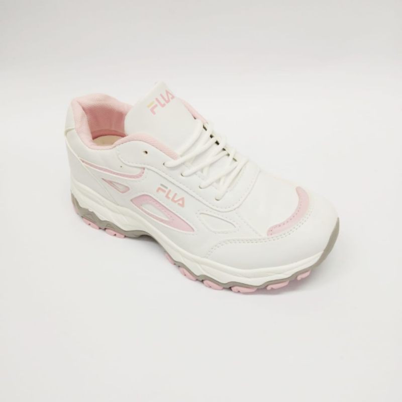 SEPATU SNEAKERS WANITA TERBARU-Pink flla