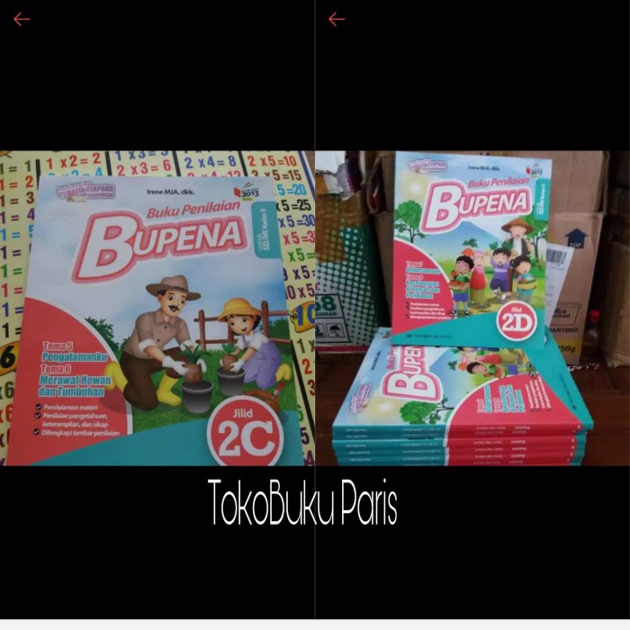 

❤BISA COD❤ Bupena sd kelas 2C & 2D K13 erlangga