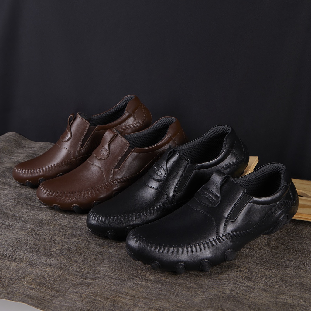 SEPATU PRIA KULIT CASUAL LEE GONEN SEPATU PRIA KEKINIAN SEPATU KULIT ASLI PRIA