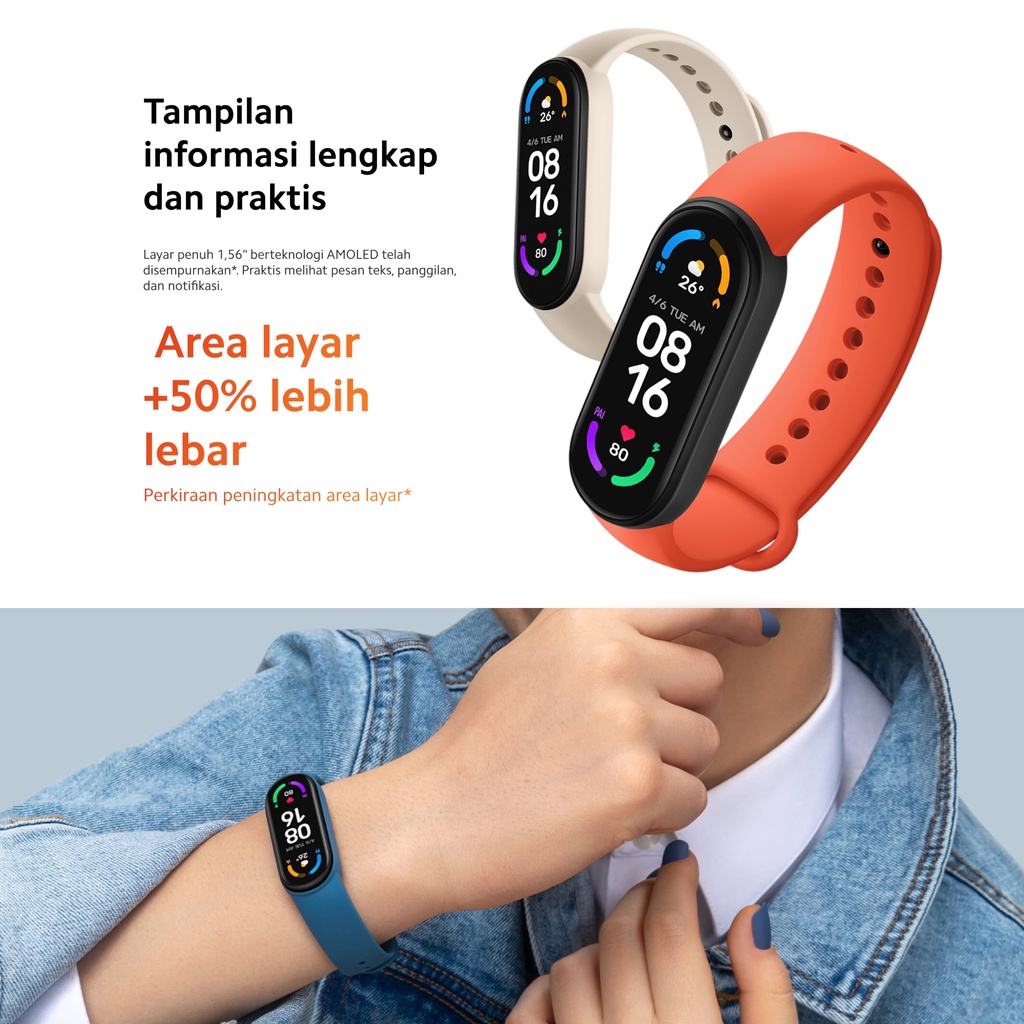 Xiaomi Mi Band 8 Smartband AMOLED 1.62&quot; Amoled Display