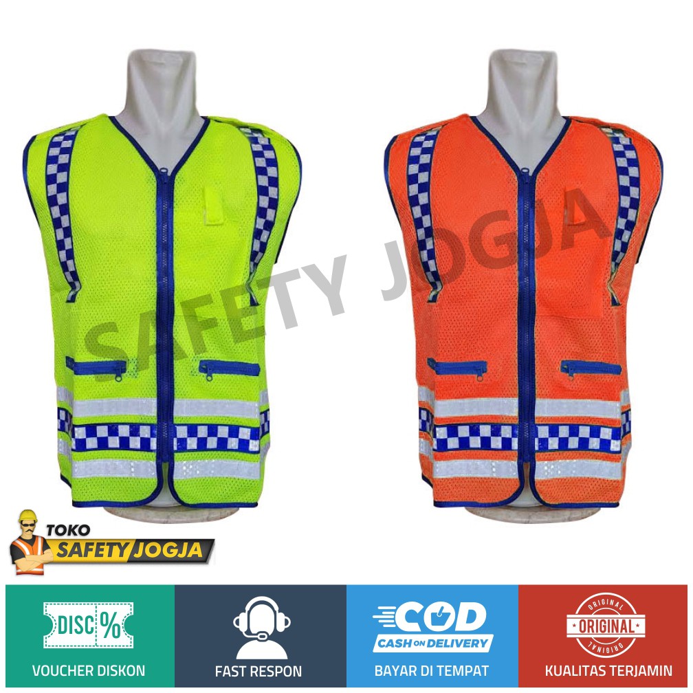 ROMPI JARING SAFETY PROYEK SCOTLIGHT KOTAK zipper