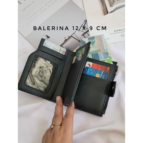 Balerina Dompet Mini Lipat Wanita