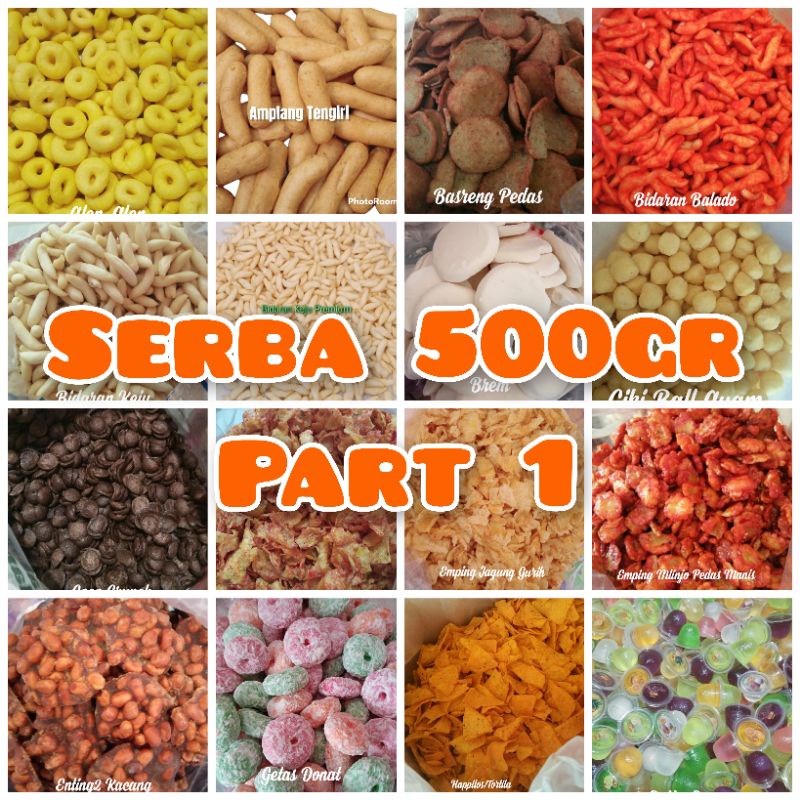 

Serba 500gr Aneka Snack Curah Murah Meriah
