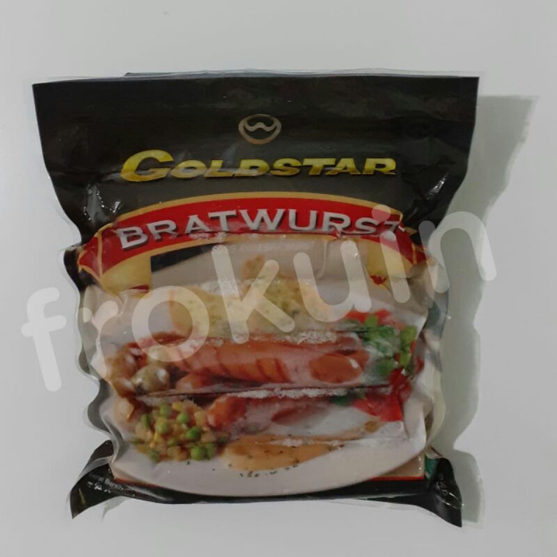 Goldstar sosis bratwurst 500 gr - Frozen food murah