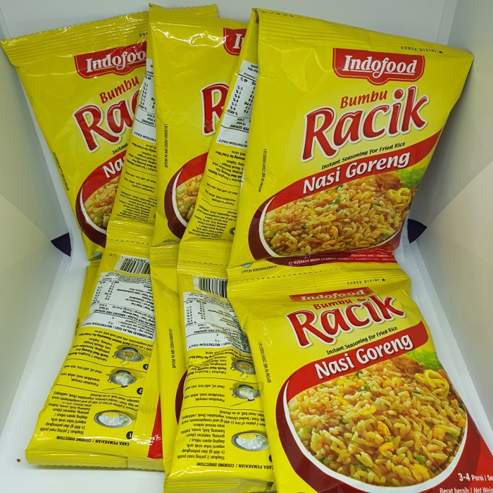 

Instan-Masak-Bumbu- Indofood Bumbu Racik All Variant Semua Rasa - 1 Renceng 10 Pcs Sachet - Nasi