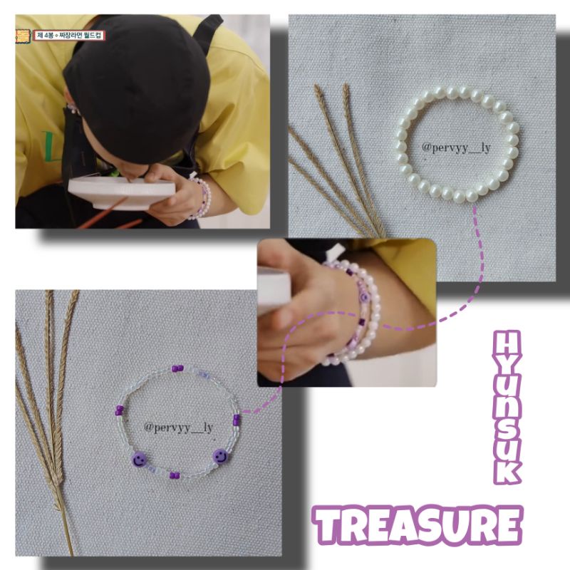 Treasure Hyunsuk Bracelet Series - Gelang Hyunsuk Treasure - KPOP Style - Gelang Manik Beads Bracele