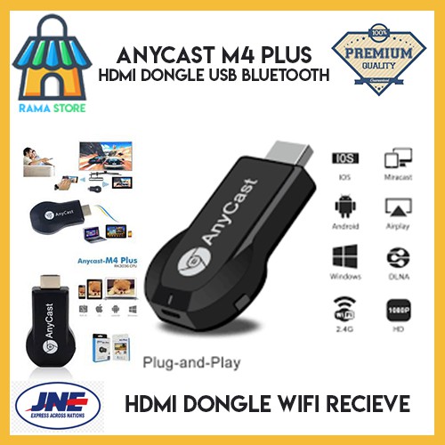 Anycast M4 Plus HDMI Dongle USB Bluetooth HDMI Dongle Wifi Recieve