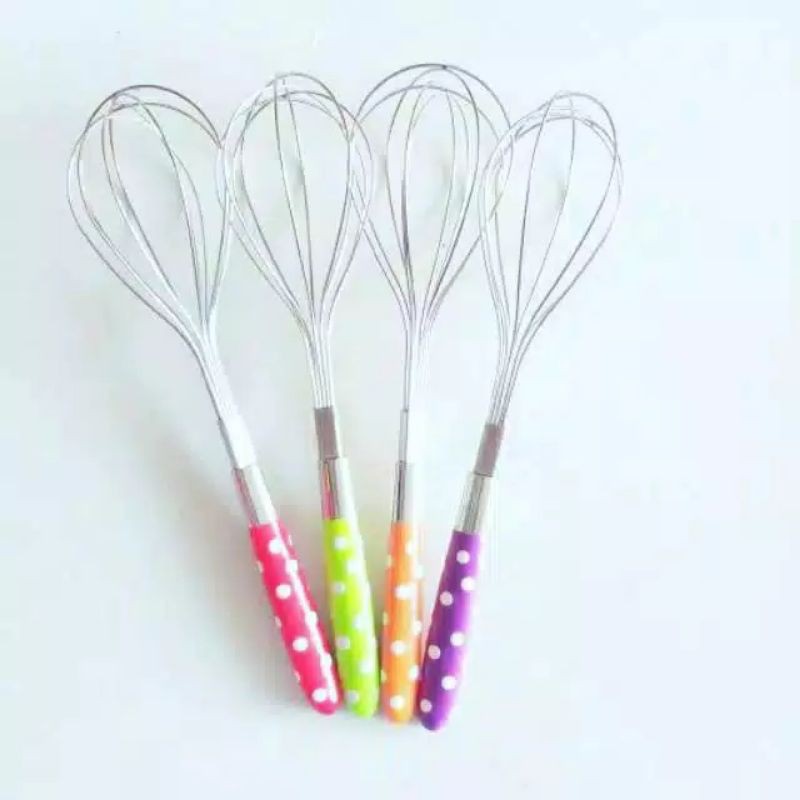 Kocokan Telur Polkadot / Pengocok Telor / Egg Whisk