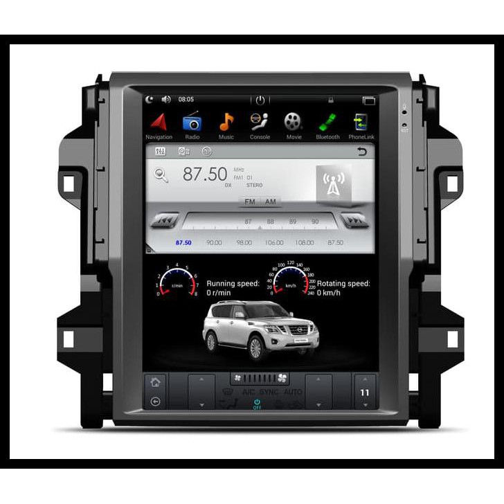 Kualitas Terbaik Headunit / Tv Mobil Oem Fortuner Vrz Android 12 Inch