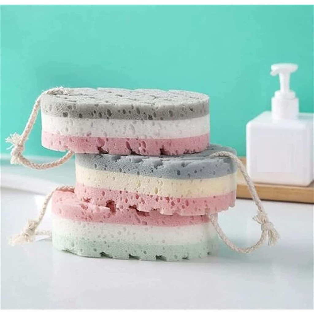 Preva Spons Gosok Daki Pengangkat Kulit Mati Exfoliator Spa Scrub Mandi Body Shower Sponge