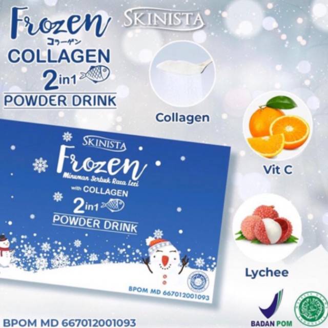 READY *BPOM* FROZEN COLLAGEN POWDER DRINK BY SKINISTA