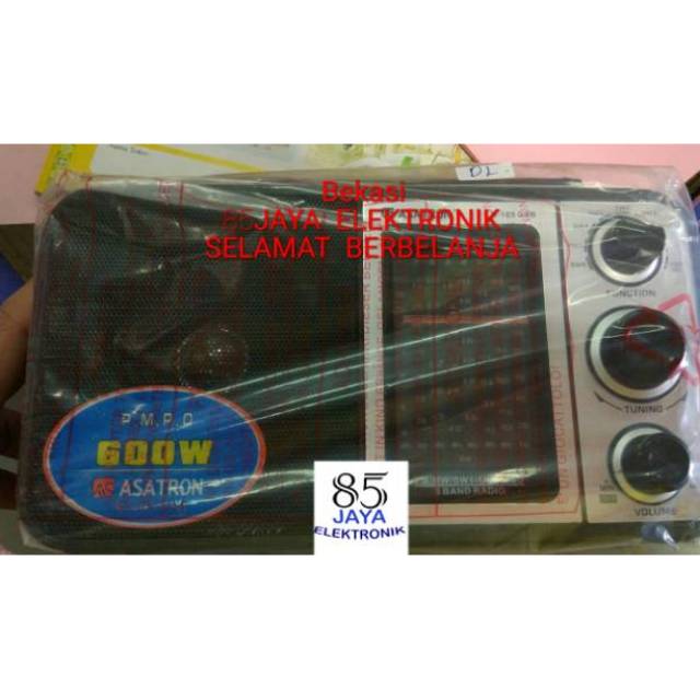 Radio Asatron Portable R-105 USB AM FM, Klasik, Unik, Jadul