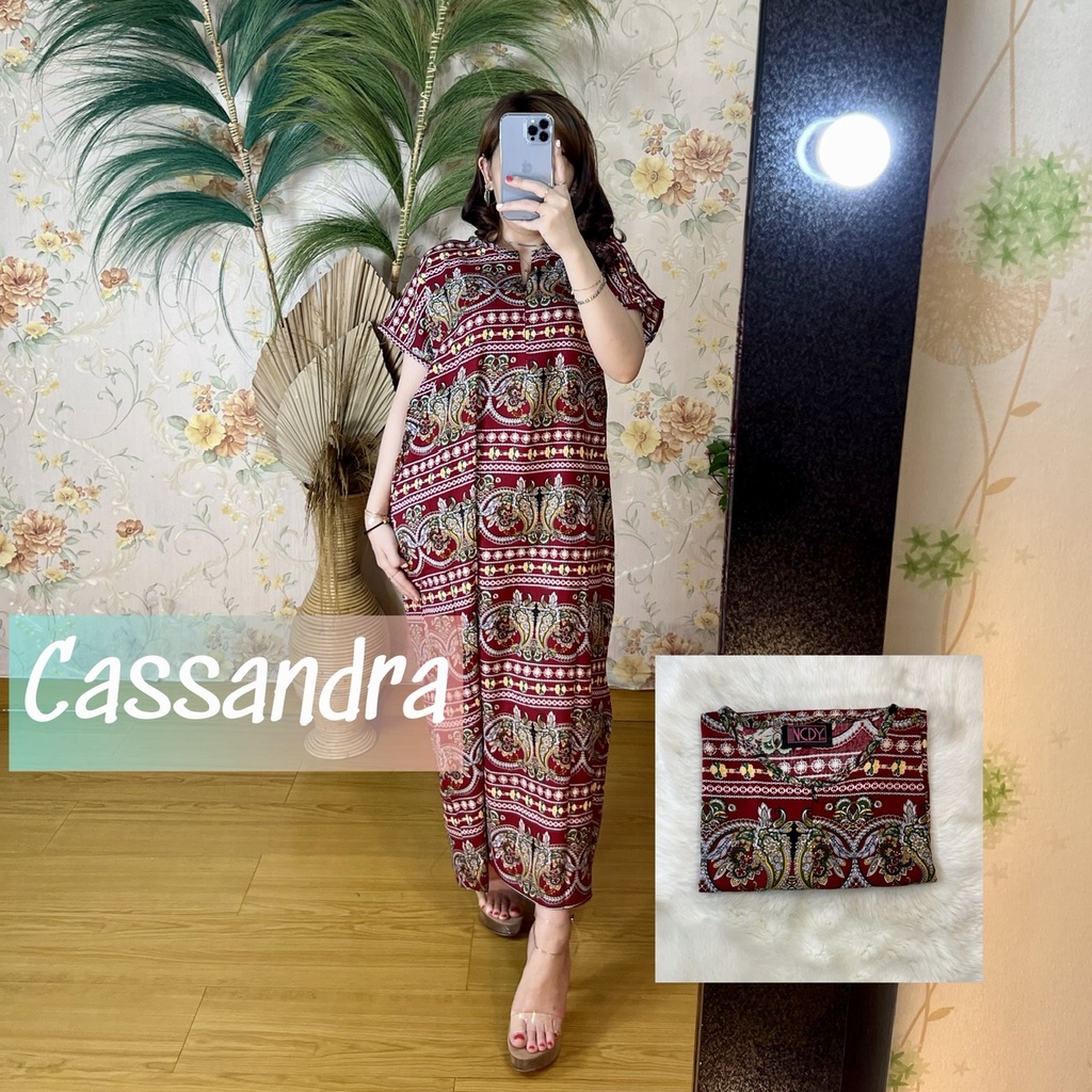 PART1 NCDY HOMEWEAR DASTER PANJANG SEMATA KAKI LD 130cm BUSUI FRIENDLY JUMBO-Cassandra