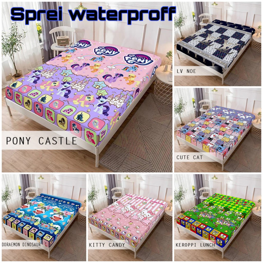 Sprei waterproof anti air uk 180 x 200